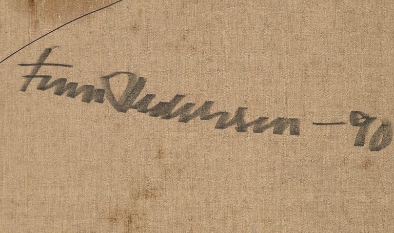 Finn Pedersen, olja på duk, signerad.