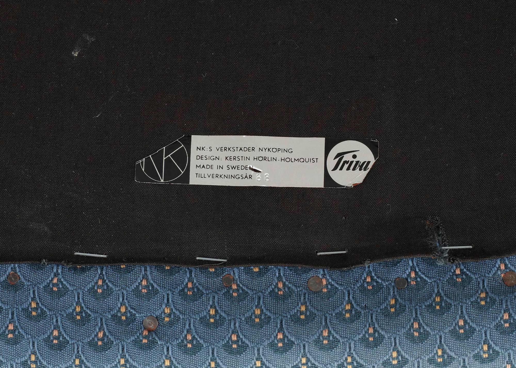 FÅTÖLJ, 1950-tal, Lilla Adam, NK.