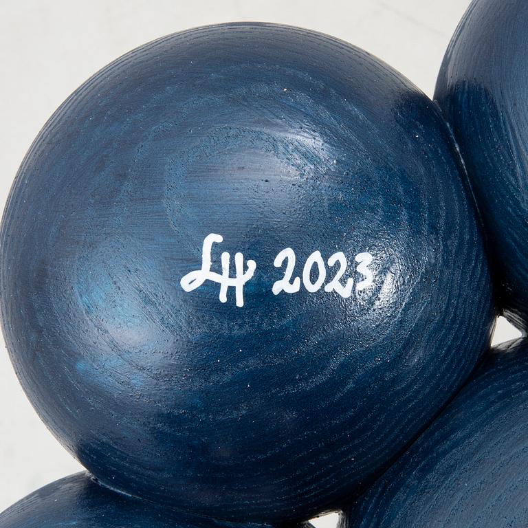 Lisa Hilland, stool "Smyltha" for Myltha, signed 2023, unique.