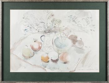 NANDOR MIKOLA, water colour, signed and dated 1980.