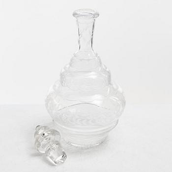Simon Gate, a 61-piece 'Molnet' glass service, Orrefors.