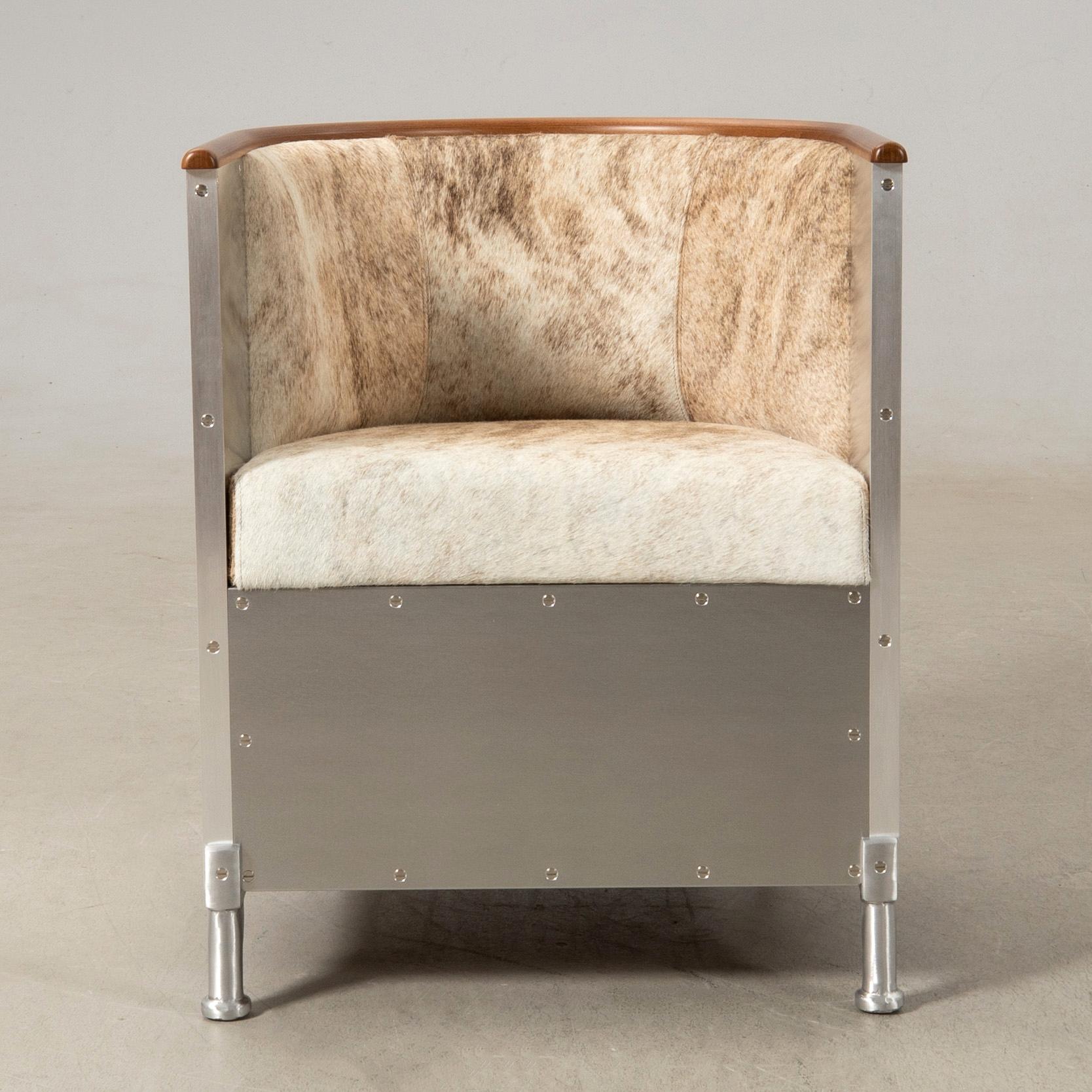 Mats Theselius, armchair "Aluminium Chair", Källemo.