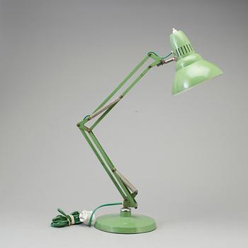 A mid 20th century Luxo writing desk light.