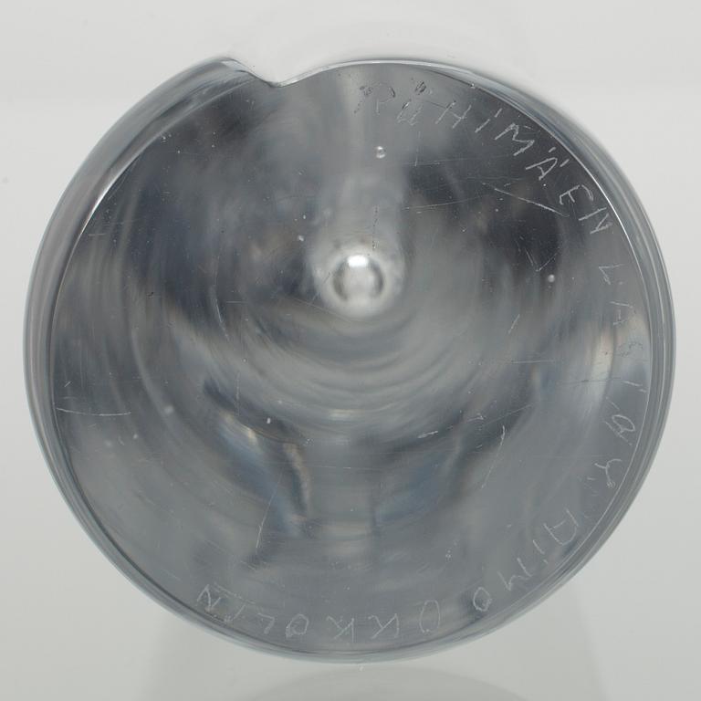 VAS, klart glas "Svärdslilja", Aimo Okkolin Riihimäen Lasi Oy, 1957-62.