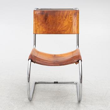 Ludwig Mies van der Rohe, Chair, "MR10", Thonet, likely 1970s.