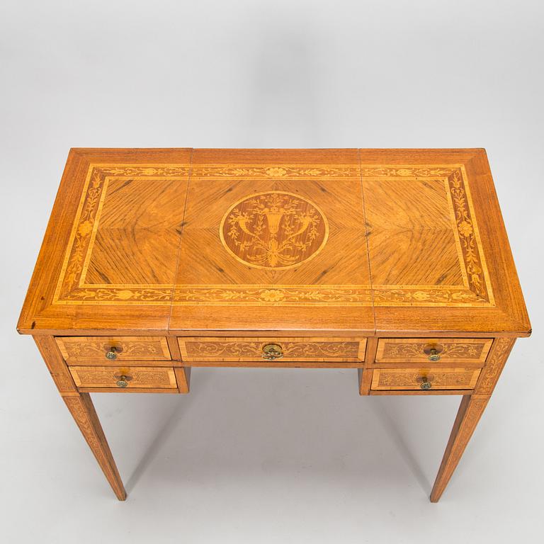 An late 19th-century writing desk, Italy.