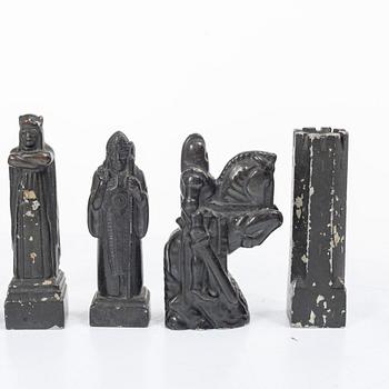 Tore Strindberg, Chess pieces, 32 pcs, Herman Bergmans Gjuteri, Stockholm.