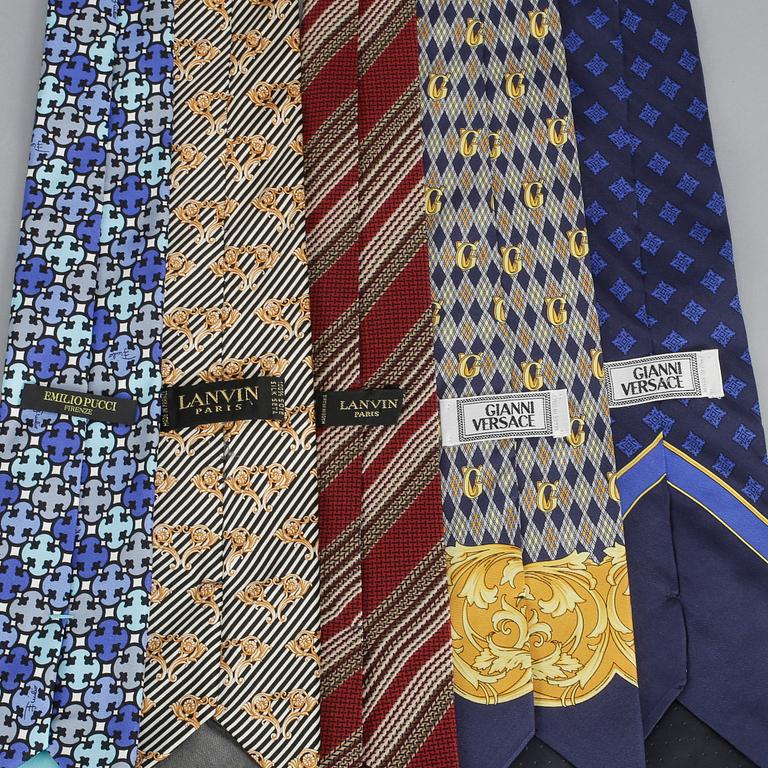 SLIPSAR, 5 st, Lanvin, Gianni Versace och Emilio Pucci.