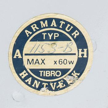 VÄGGLAMPOR, ett par, Tibro, 1900-talets andra hälft.