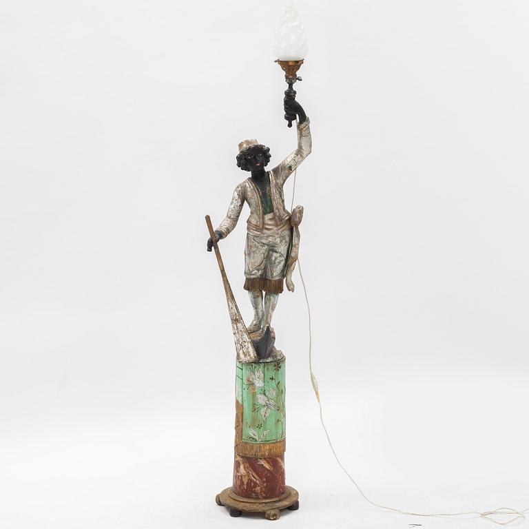 A late 19th century floor lamp.