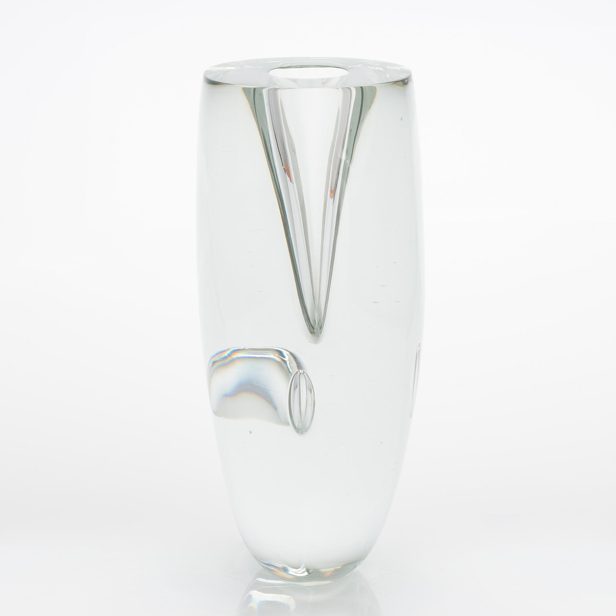 Timo Sarpaneva, lasiveistos, "Claritas", malli 0703, signeerattu Timo Sarpaneva Iittala 1984 C 345.