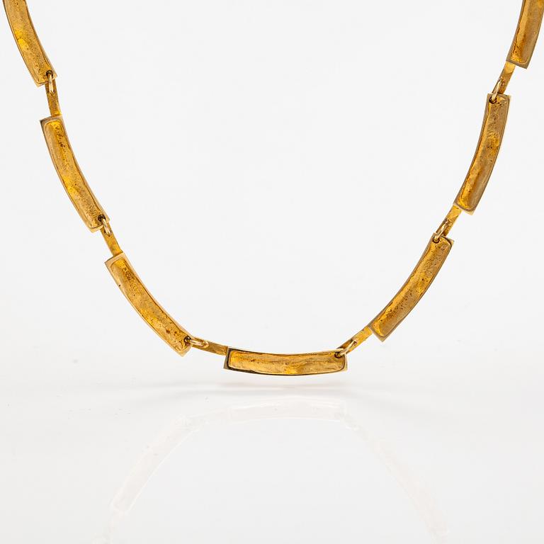 Björn Weckström, Halsband "Tundra", 18K guld. Lapponia.