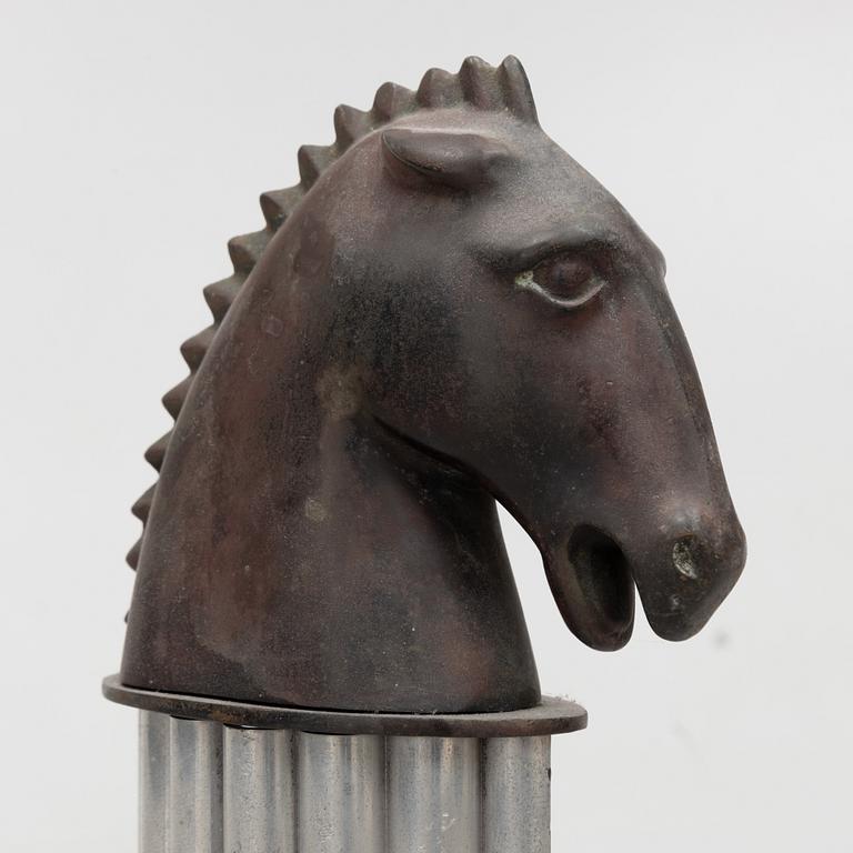Fire dogs, a pair, Art Deco, first half of the 20th century.
