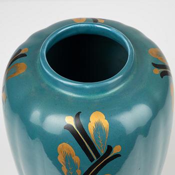 Nils Emil Lundström, a ceramic vase, Rörstrand, 1920's/30's.