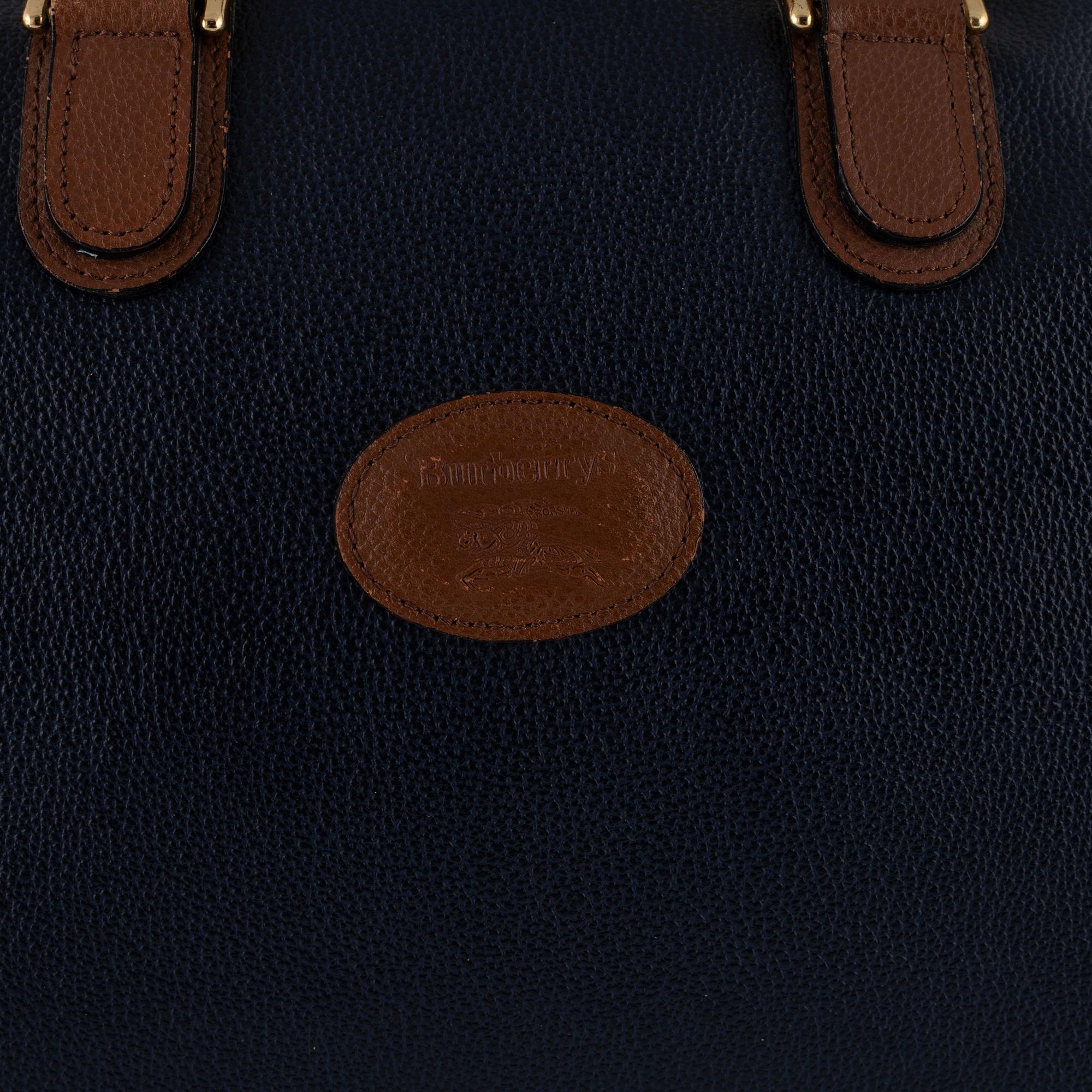 Burberry, weekendbag, vintage.