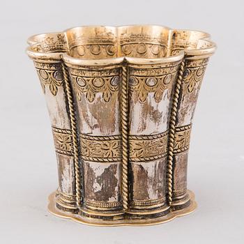 MARGARETABÄGARE, silver, A. Michelsen, Köpenhamn, 1900-talets andra hälft.