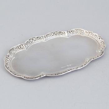 Four piece silver coffee service by GEWE, Malmö 1973-74.