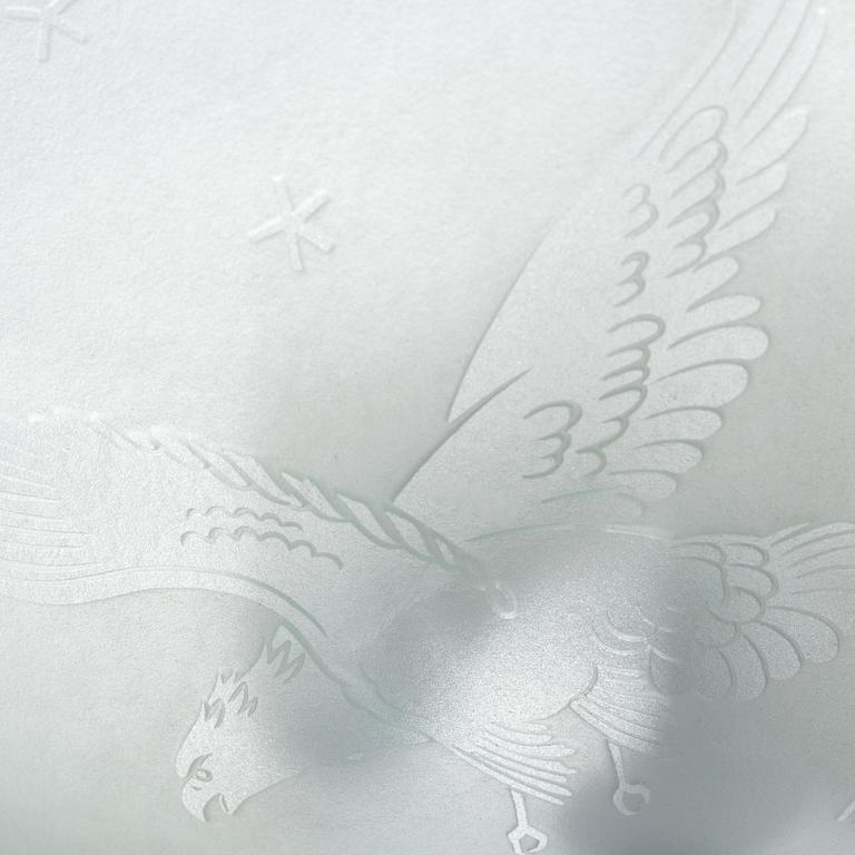 Harald Notini, ceiling lamp, variant of model "10997", Arvid Böhlmarks Lampfabrik, Stockholm, 1930s.