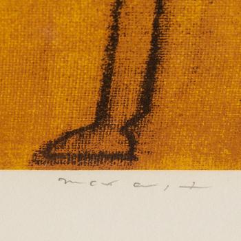 MAX ERNST, photolithograph,  from "Jean Giraudoux, Judith", signed and numbered 72/99.