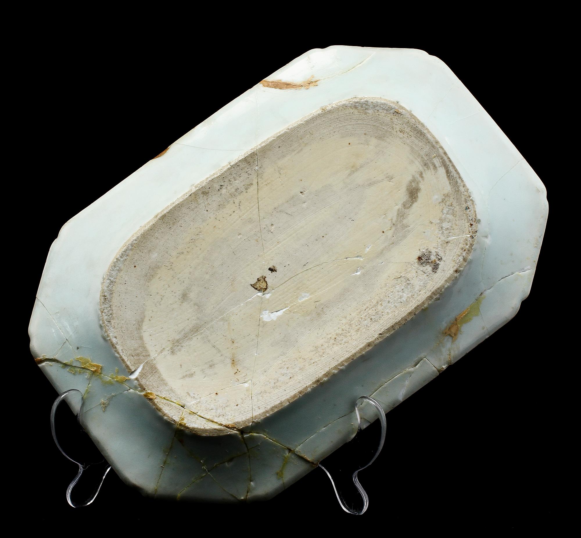 PARTI PORSLIN, 7 delar, Kina, 1700/1800-tal.