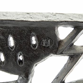 Olle Hermansson, gnistskydd, gjutjärn, Husqvarna, 1960-tal.