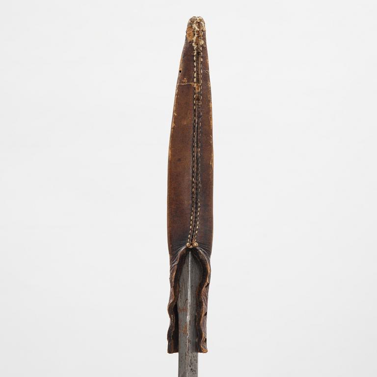 A hunting spear, 19th Century.