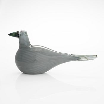 Oiva Toikka, glasfågel, "Kirsku", signerad O. Toikka Nuutajärvi SSKK 2008.
