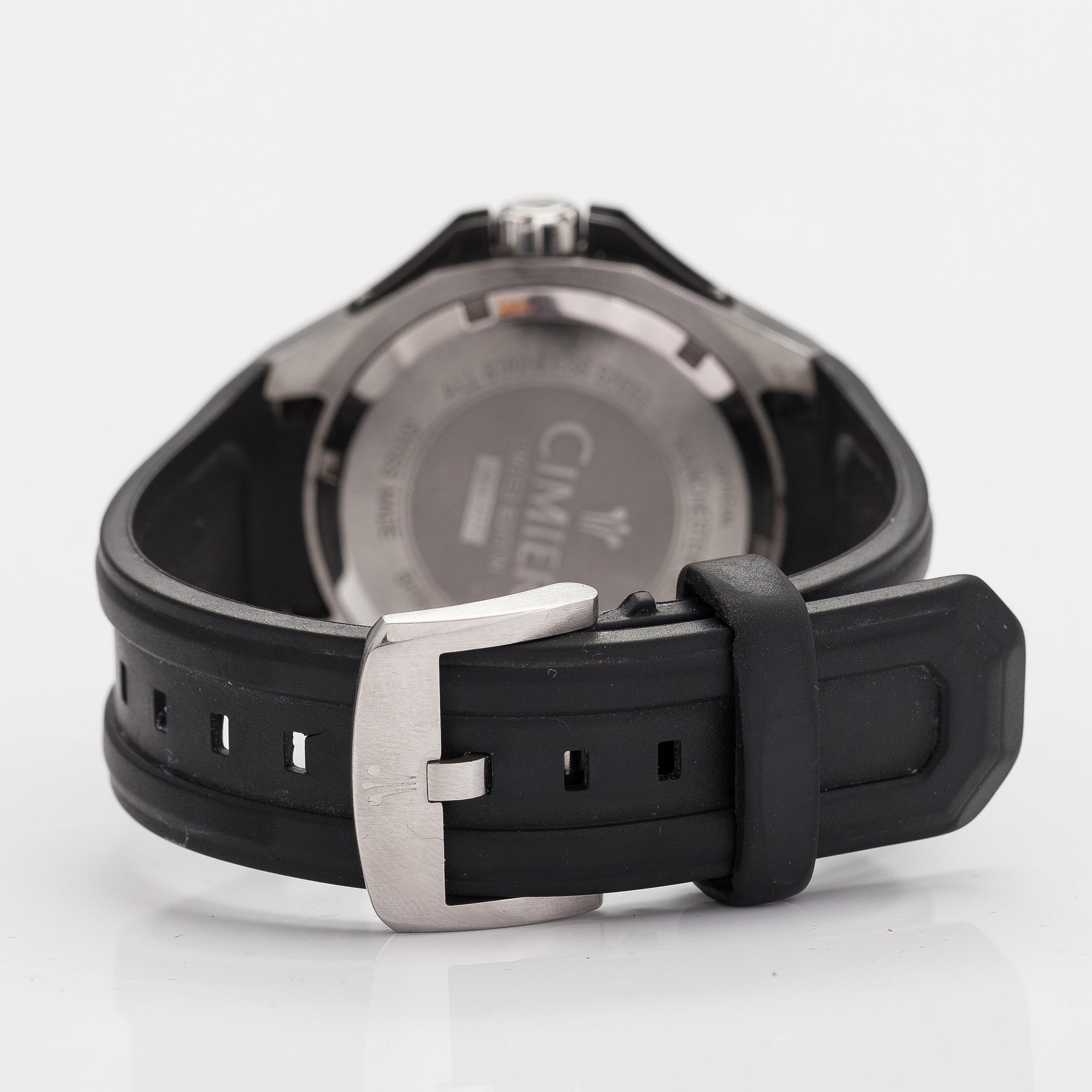 CIMIER, QnetCity Triumph Blue, wristwatch, 45 mm.