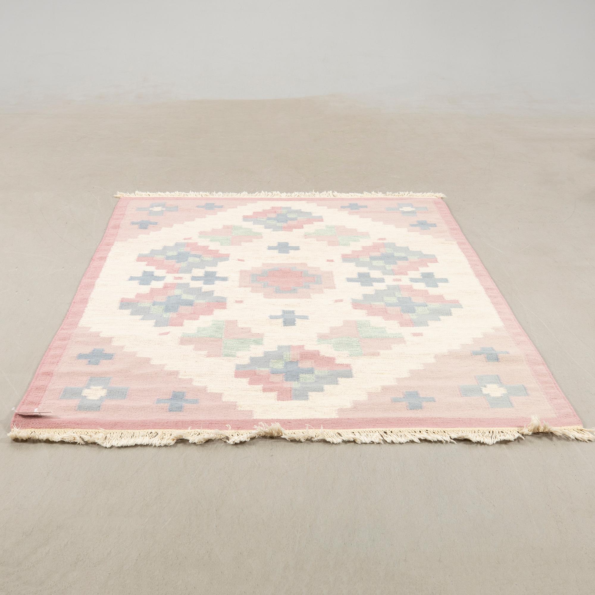 Rug, flat weave, approx. 238x168 cm.