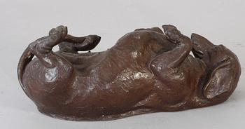 SKULPTUR, metall, 1900-tal.