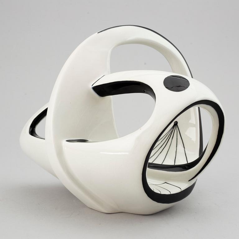 CARL-HARRY STÅLHANE, a rare ceramic sculpture, Rörstrand, Sweden 1954.