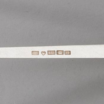 Bertel Gardberg, såsslev, silver, "Birgitta", stämplad BRG Helsingfors 1957.