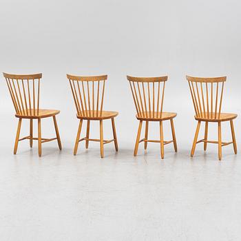 Carl Malmsten, a set of four 'Lilla Åland' chairs.