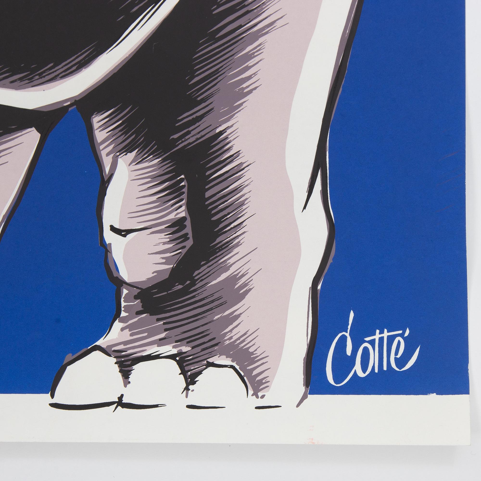 A lithographic vintage poster, 'Benneweis Circus Star-Time', Denmark, 1970's.