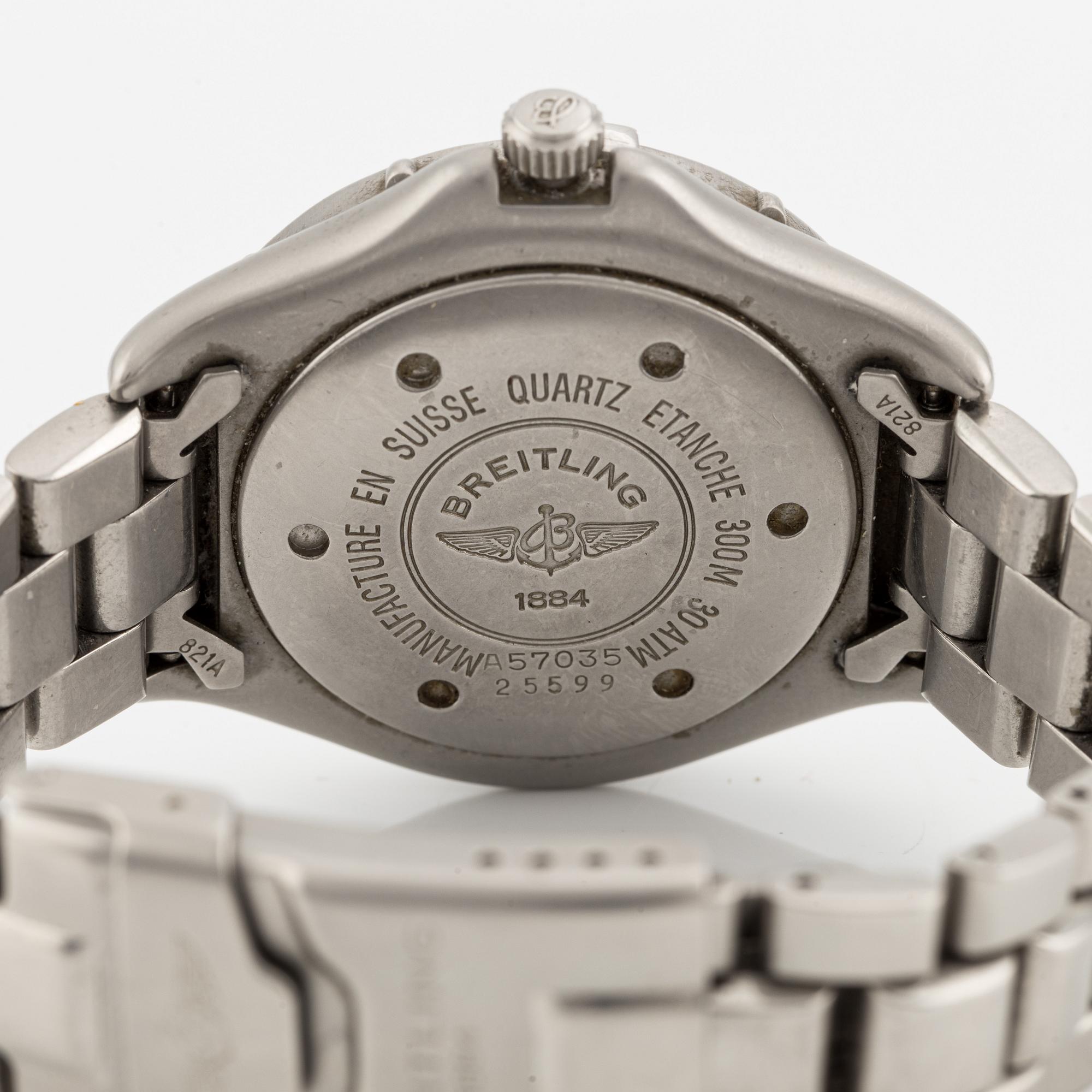 Breitling, Colt, wristwatch, 37.6 mm.