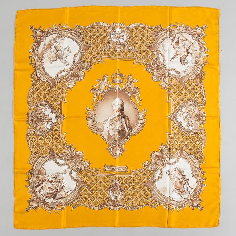 SCARF, Hermès, "Louis XV", issued 1971.