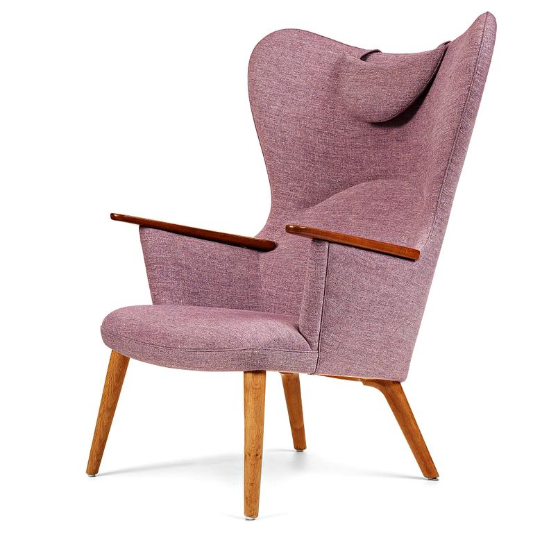 Hans J. Wegner, a "Mama bear", easy chair, model AP27, for AP-stolen, Denmark 1950-60's.