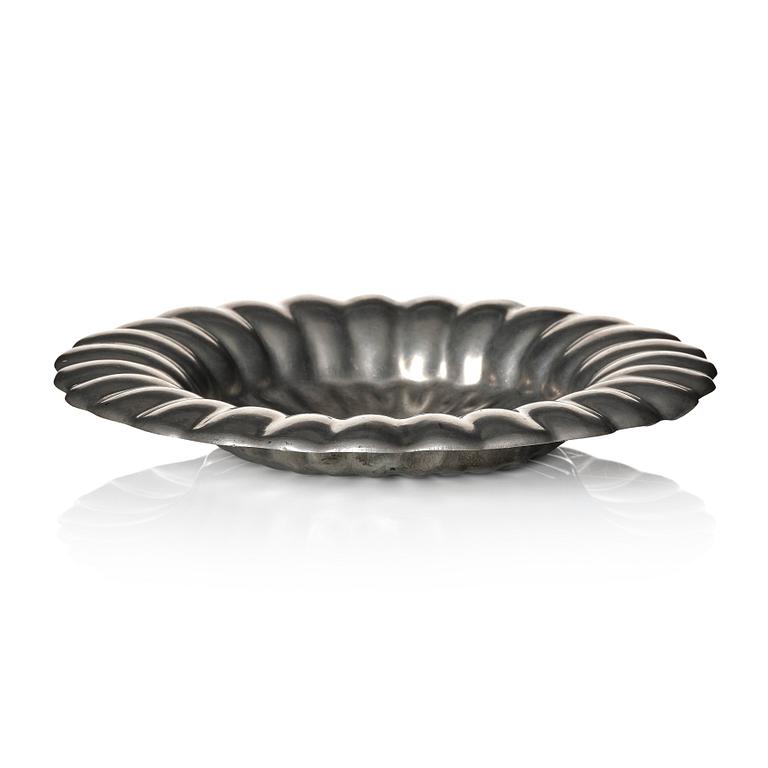 Estrid Ericson, a pewter dish, Firma Svenskt Tenn, Stockholm 1948.