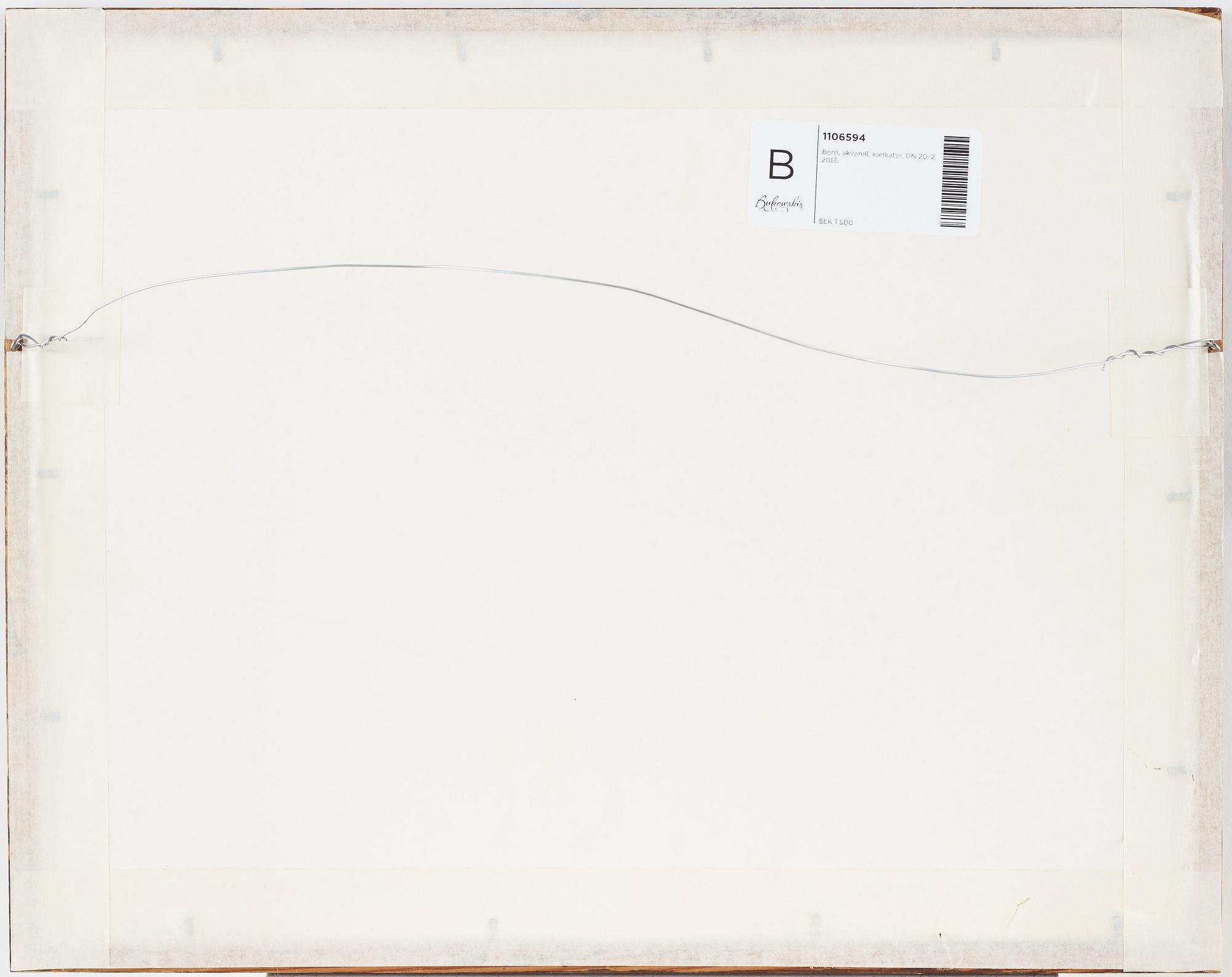 MAGNUS BARD, blandteknik, signerad och daterad 2013.