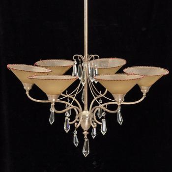 A 1920/30's art deco ceiling light.