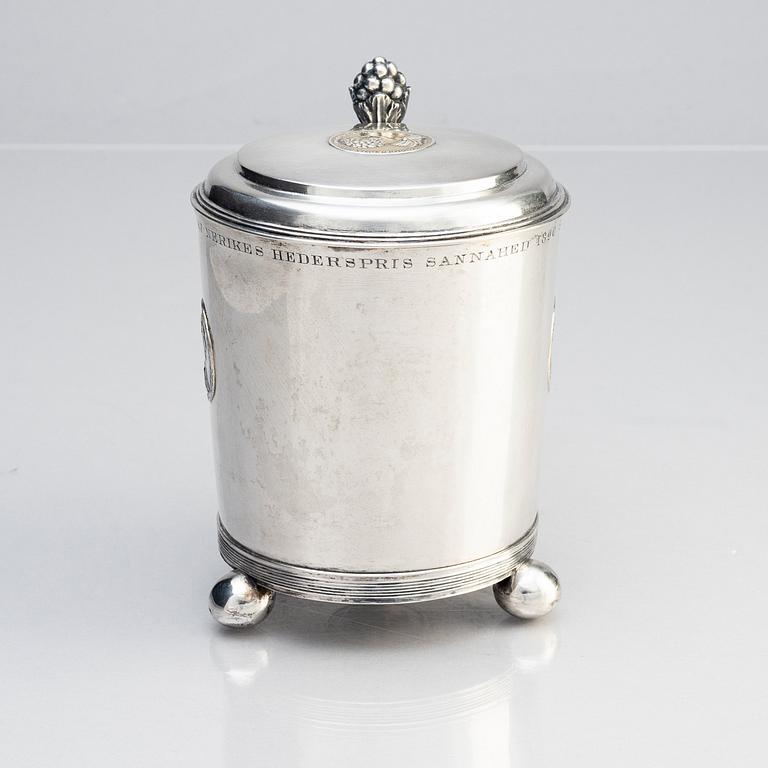 A Swedish early 19th century silver tankard, mark of Abraham Hamnqvist, (active 1815-1842) Åmål.