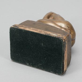 OLOF AHLBERG, skulptur, brons, signerad och daterad 1912.