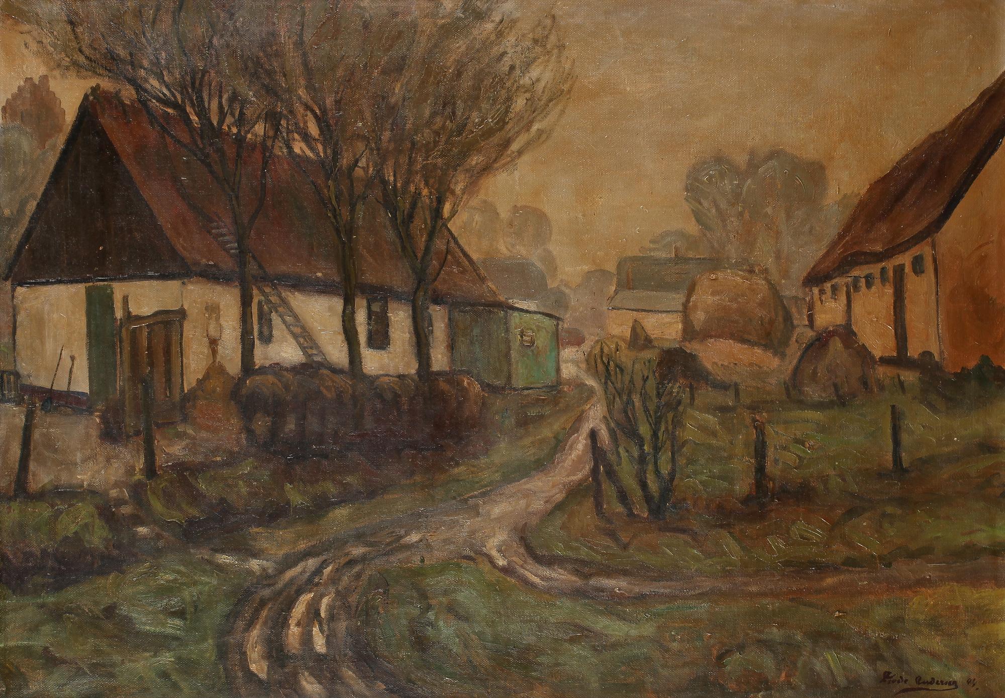 FRODE ANDERSEN, olja på duk, signerad.