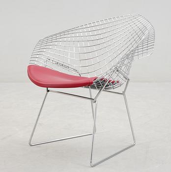 FÅTÖLJ, "Diamond Chair", Harry Bertoia, ny tillverkning av Knoll, modellen formgiven 1952.