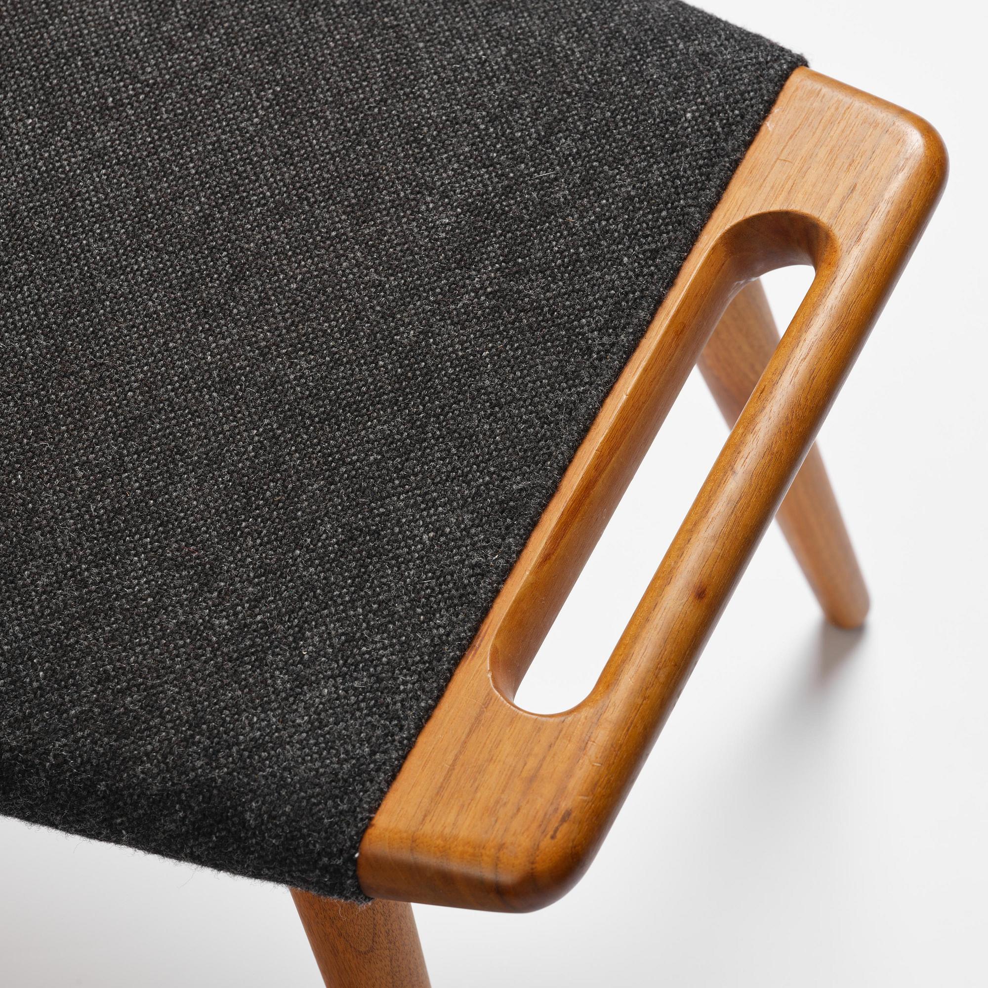 Hans J. Wegner, a "Bamse" (Papa Bear) armchair with ottoman, PP Møbler, Denmark.