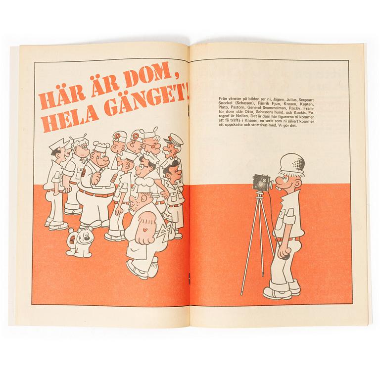 Comic book, “Knasen”, No. 1, 1970.