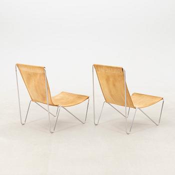 Verner Panton, a pair of "Bachelor chair" armchairs, designed in 1955.