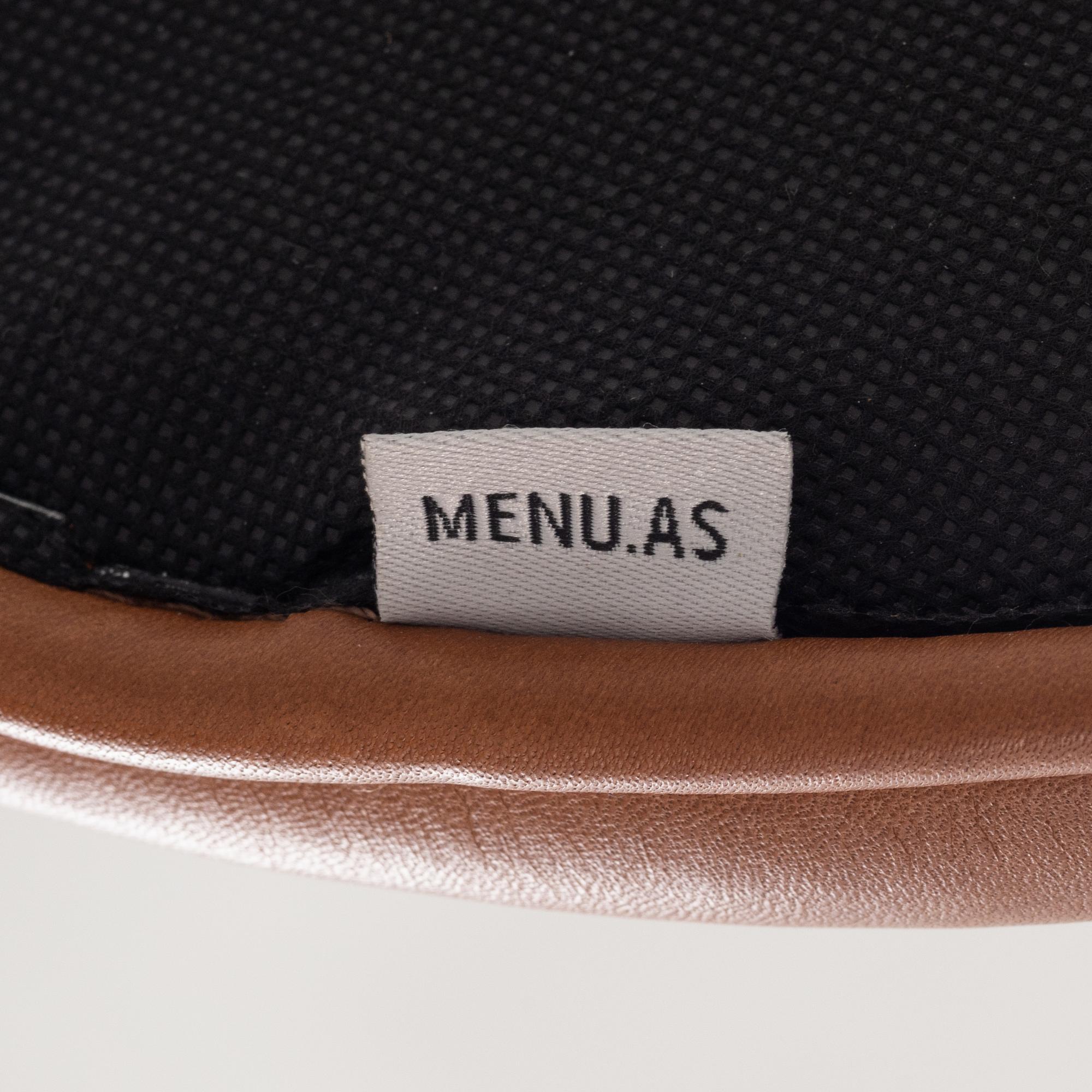 A pair of 'Afterroom Bar Stools' from Menu.