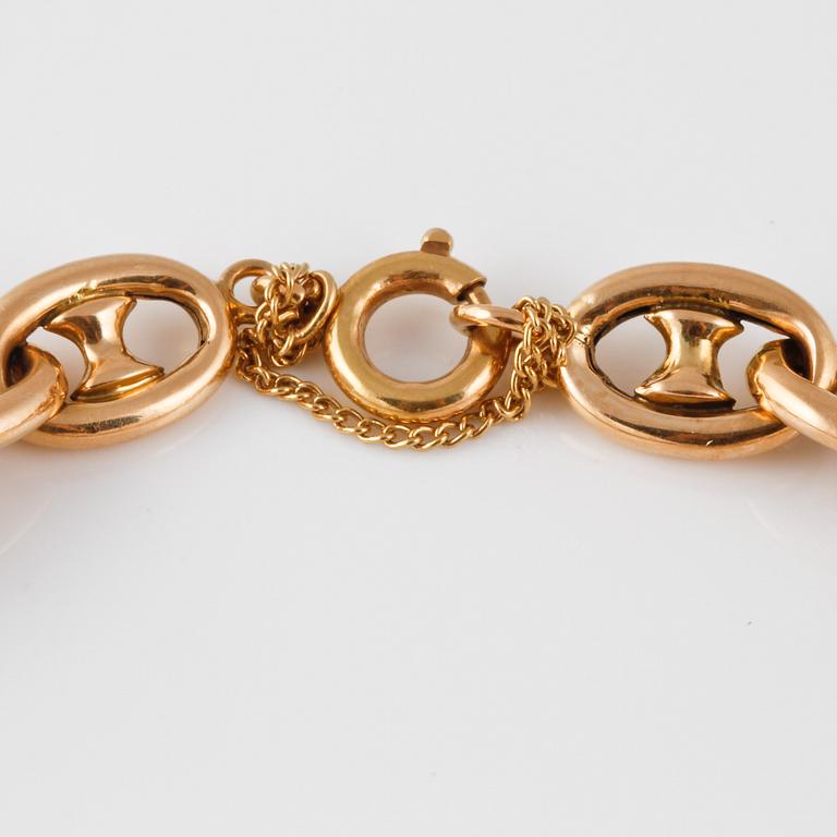 ARMLÄNK, 18K guld. Vikt 10,3 gram.