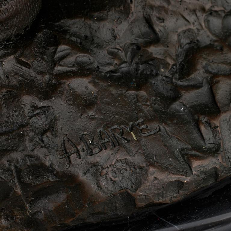 Antoine Louis Barye, efter, skulptur, brons.